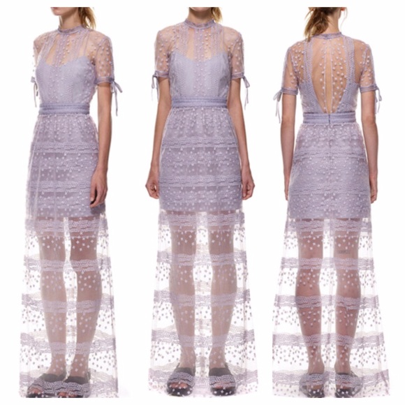 self portrait calla dress
