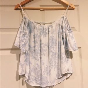Off shoulder flowy top
