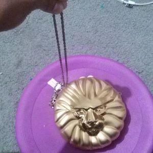 Metal Lion Purse