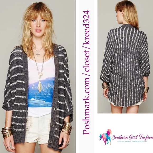 Free People Sweaters - 1 Hr Sale❗️FREE PEOPLE Cardigan Striped Sweater