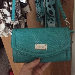 Nine West teal crossbody!