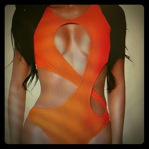Orange Swimsuit