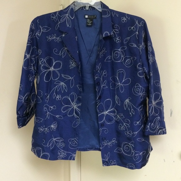 Carole Little size L Silk Shirt - Picture 1 of 2