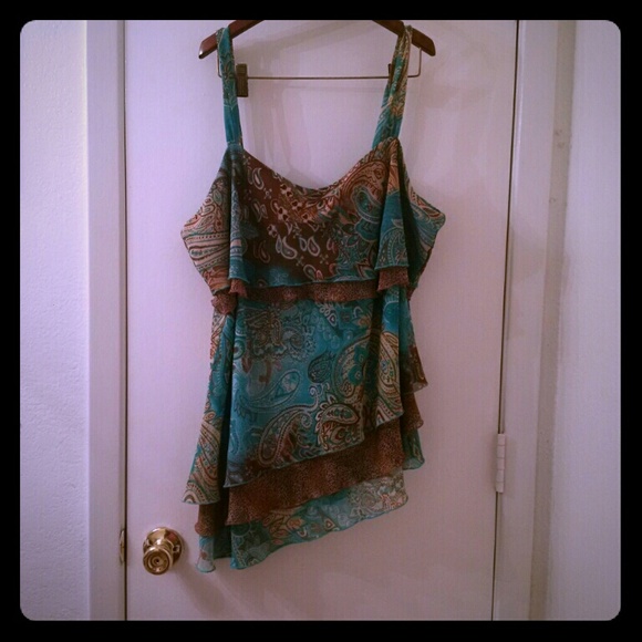 Sexy, colorful top.