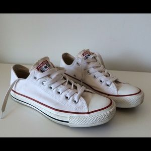 CONVERSE ALL STAR CHUCK TAYLOR WHITE, SZ 5.5M 7.5W