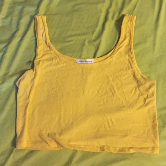 Yellow Crop Top