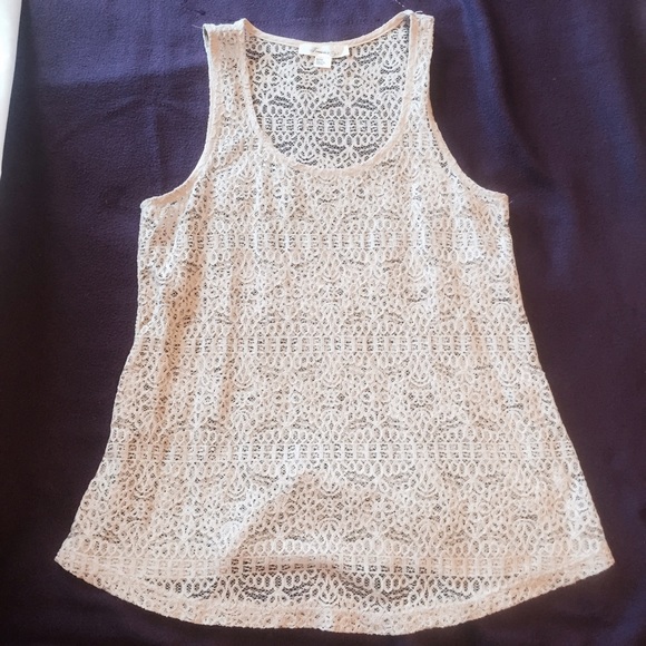 Lacy Nude Tank