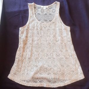 Lacy Nude Tank