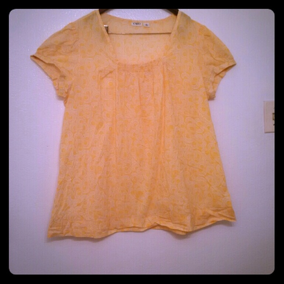 Bright Yellow top.