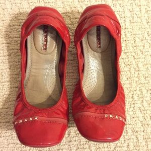 *FINAL REDUCTION*?Prada Scrunch Flats