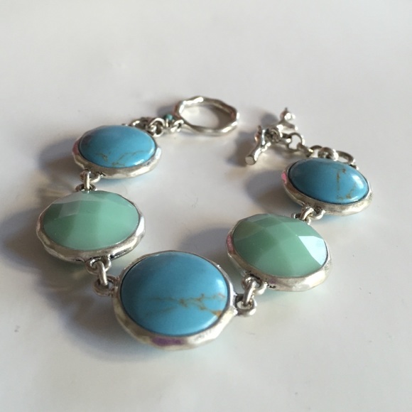 Colored stone bracelet - Picture 2 of 2