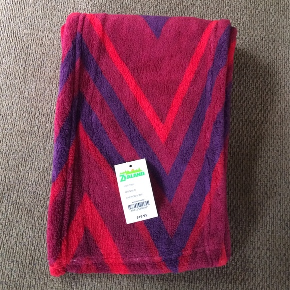 Soft and fuzzy warm winter chevron scarf