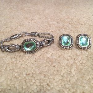 Brighton bracelet and earrings set