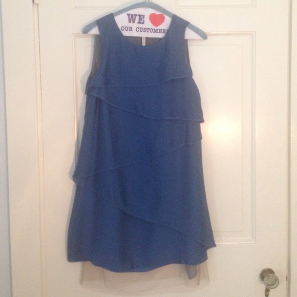 Blue BCBGMAXAZRIA Runway dress