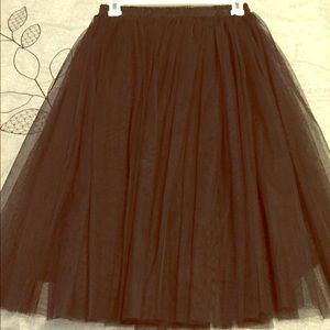 Black tutu skirt