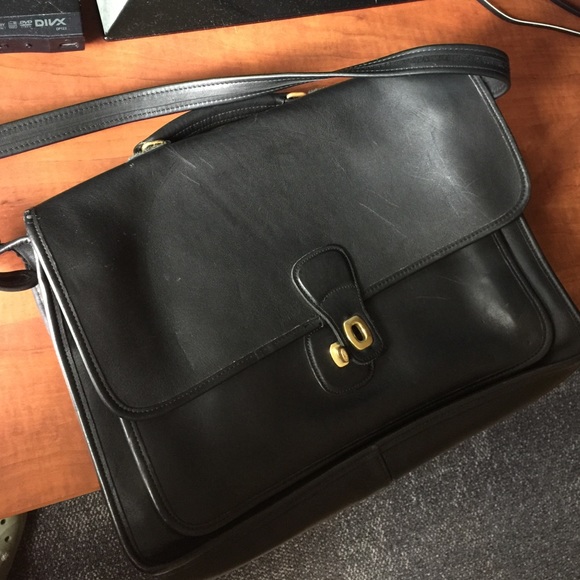 Leather coach  bag