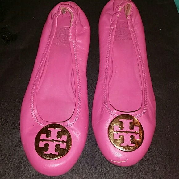 Pink Tory burch flats