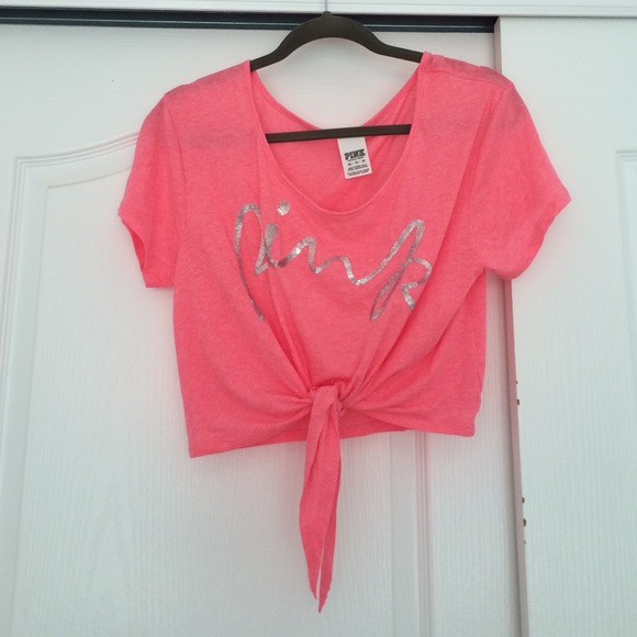 Pink crop top