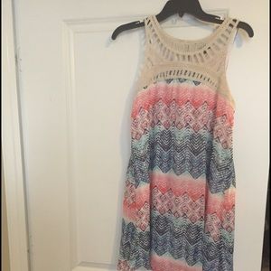 Short pastel aztec print dress 💥💥SALE💥💥