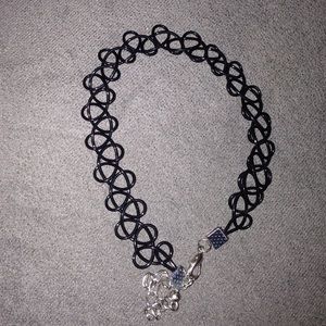 90s Grunge Black Vintage Choker