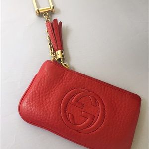 SOLD for $150 on EBay: Gucci "SOHO" red keycase