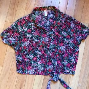 American Apparel tie crop