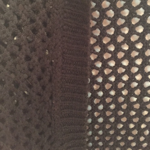 oversized open knit cardigan - Picture 2 of 3