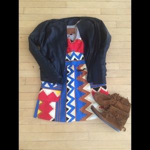 Tribal print Tibi Romper!