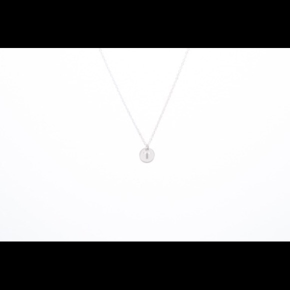 Initial "T" sterling silver Necklace