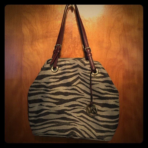 Michael Kors Zebra Tote!
