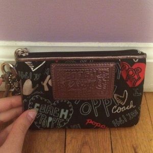Coach Poppy Wristlet