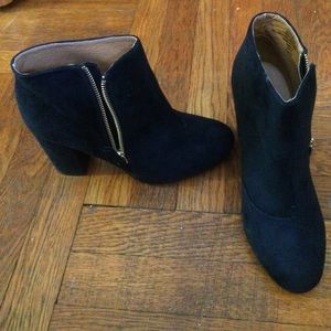 A.N.A Navy Blue Ankle Boots