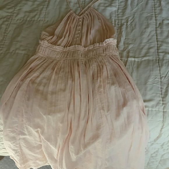 Pink Free People boho dress