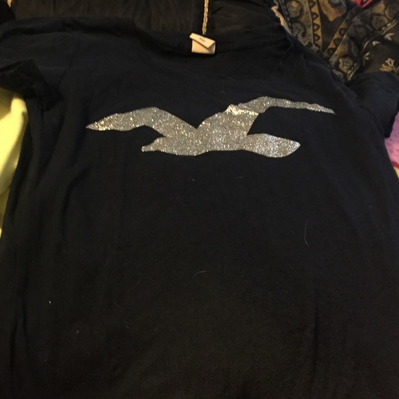 Sparkly hollister shirt