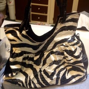 Fashion zebra tote