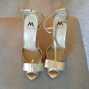 Gold stilettos