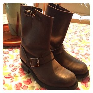 Lightly worn Brown Frye boots