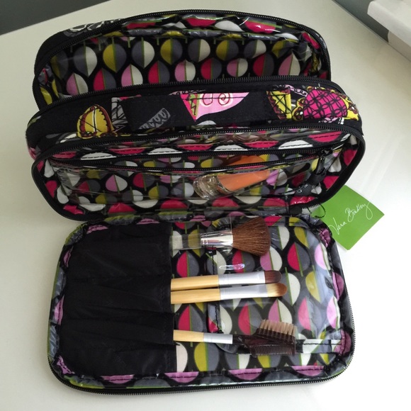 Vera bradley makeup brush bag Clearance