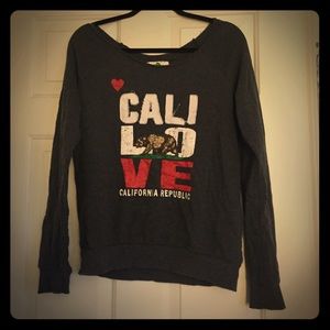 Dark gray Cali love pullover