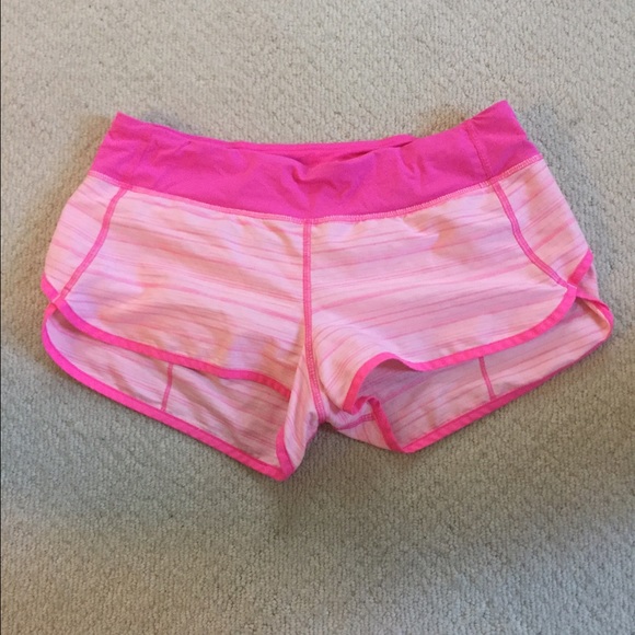 Pink Lululemon shorts