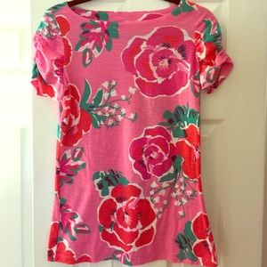 Lilly Pulitzer boat neck cotton shirt