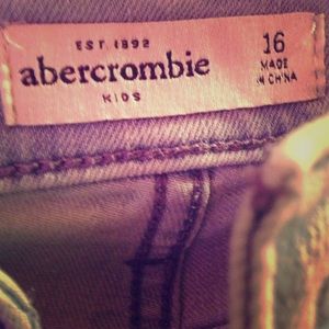 Abercrombie kids High waisted jeans
