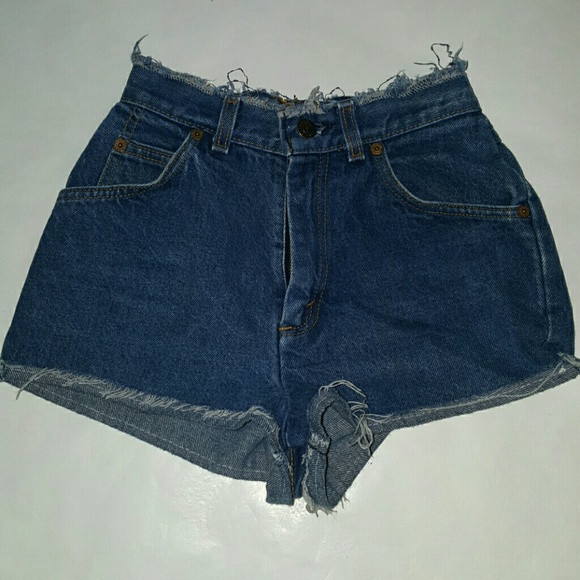 Levi High Waist Denim Shorts