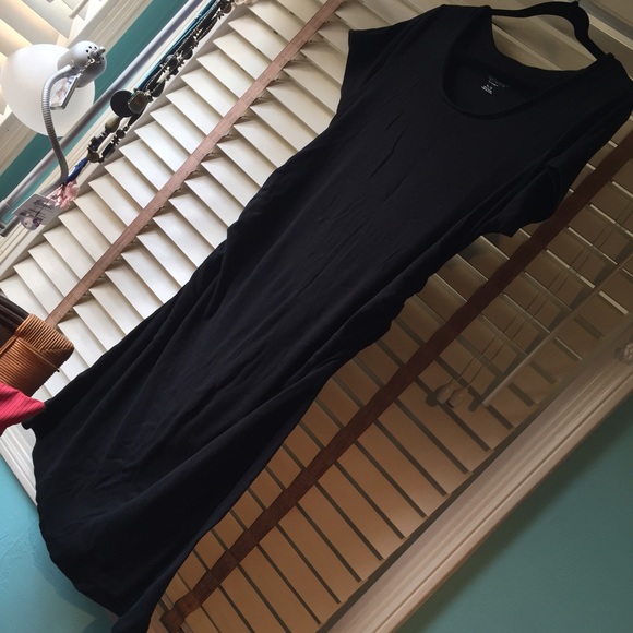 Black maternity dress