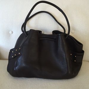 Cole Haan Village Dark Brown Leather Hobo