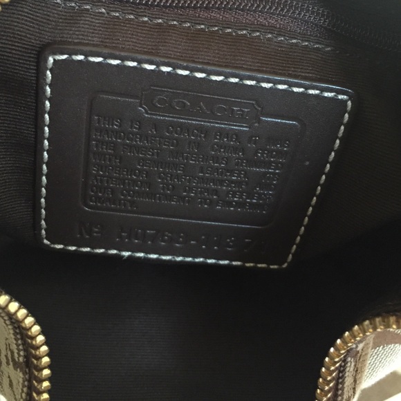 Coach Signature Brown Handbag No. H0768-11371 - Picture 2 of 4