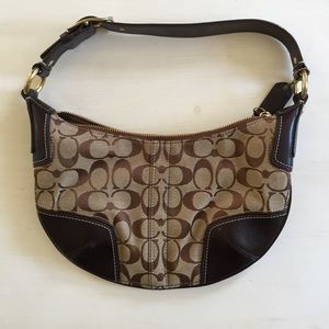 Coach Signature Brown Handbag No. H0768-11371