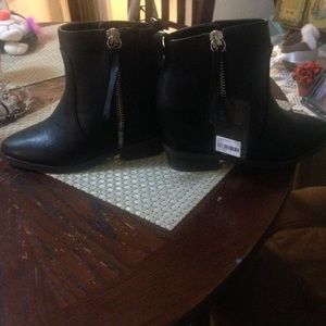 Ankle booties with a 3 inch heel