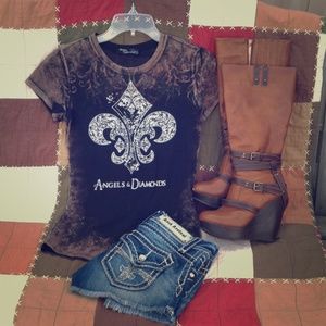 Angels & Diamonds top size S