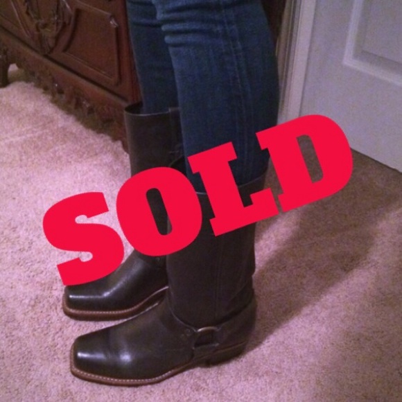 Frye Shoes - 🚫SOLD🚫Black Frye Harness boots